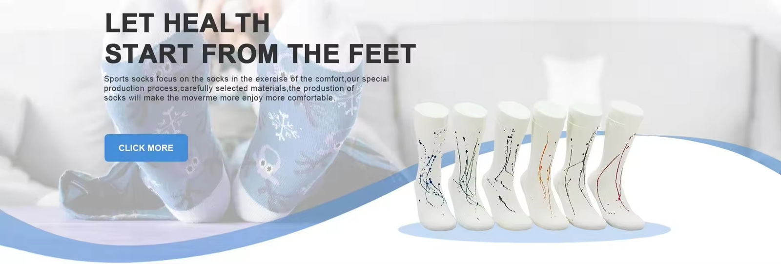 Sportsocken aus Baumwolle