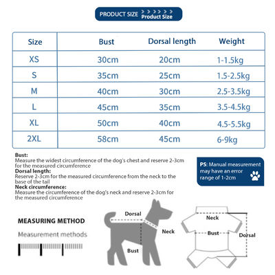 Zubehör für Haustiere Hundeweste Kleidung für kleine Hunde und Katzen im Modedesign