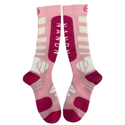 Körper-Logo-Position 100% Wolle Frauen Crew Länge Bergsteigersocken für Wintersportarten