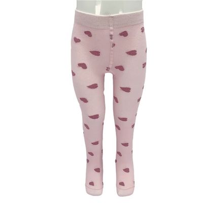 Bequeme Baby-Mädchen-Slips in Atemfähiger Baumwolle mit rosa Herzen