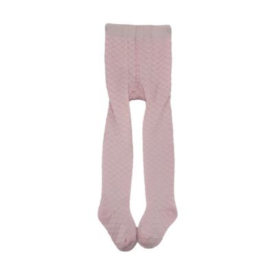 Geflechtete Kleider Farbe Rosa Baby Mädchen Fußhose Outlet Stil Süßes Langes Kind Enge