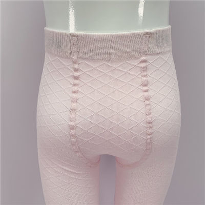 Geflechtete Kleider Farbe Rosa Baby Mädchen Fußhose Outlet Stil Süßes Langes Kind Enge