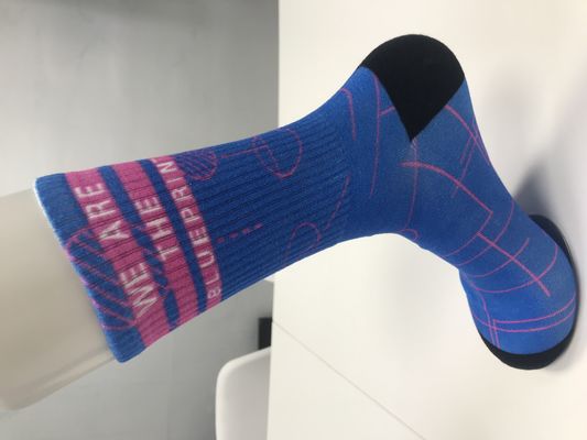 Bequeme, rutschfeste, benutzerdefinierte, gedruckte Socken Casual Sock Typ mit 18% Polyester Stoff