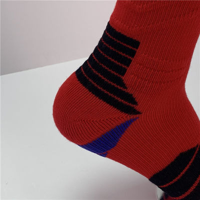 Custom Men Winter Weiß Rot Casual Basketball Langen Sportsocken mit 50000 Menge