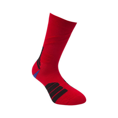 Custom Men Winter Weiß Rot Casual Basketball Langen Sportsocken mit 50000 Menge