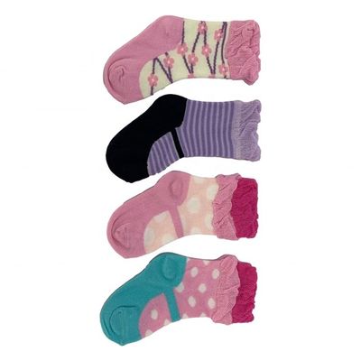 Weich und langlebige Socken für Kleinkinder in Prinzessin Schuhform Größe 12-24M