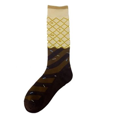 Custom Frauen Damen Stricksocken Jacquard Knöchel Baumwolle Warme Socken Weich und bequem