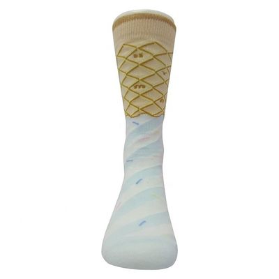 Custom Frauen Damen Stricksocken Jacquard Knöchel Baumwolle Warme Socken Weich und bequem