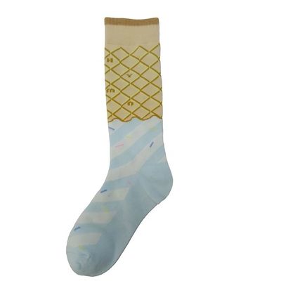 Custom Frauen Damen Stricksocken Jacquard Knöchel Baumwolle Warme Socken Weich und bequem