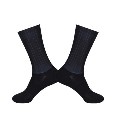 Polyamid- und Spandex-Anti-Rutsch-Kompressionssocken für Fahrräder