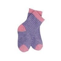 7 Tage Musterbestellung Lieferzeit Unterstützte grüne Baumwolle gestrickte Babysocken für Kinder