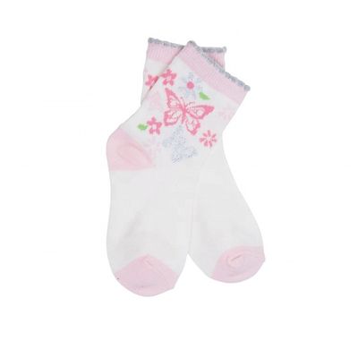 Anti-Slip Mädchen Blumensocken Gewirkte Baumwollsocken für Schule und Alltagsbekleidung