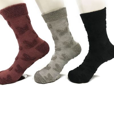 Custom Quick Dry Anti-Slip Socks mit regelmäßigem Druckmuster LZ-22-Sport 025