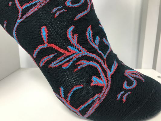 Männer-Hip-Hop-Street-Style-Socken Custom Label Schwarze Baumwollsocken mit personalisiertem Druck