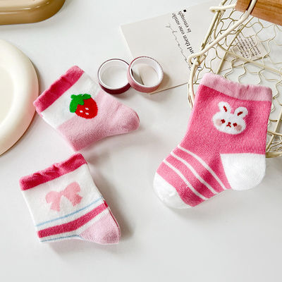 Atemberaubende Kindersocken Weich und warm Frühlingssocken mit niedlichem Druck, maßgeschneiderte Baumwolle