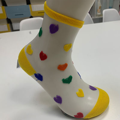 36-39 europäische Größe Schönheitssocken auf maßgeschneiderte Art Sexy Sommer Spitze Schein Handlinking Socken