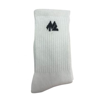Mittlere Dicke Alle Jahreszeiten Crew Länge Weiße Sportsocken Anti-Slip Strick Beauty Socks