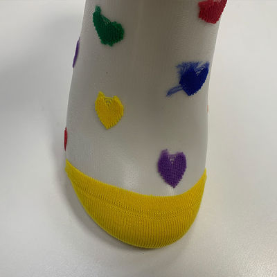Europäische Größe 36-39 Custom Version Weibliches Herz Muster Durch Knöchelsocken sehen