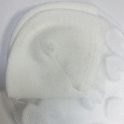 Als Bild angepasst Frauen Schwarz Weiß Sexy Spitze Schein Mesh Socken Mitte Kalb Länge für den Sommer
