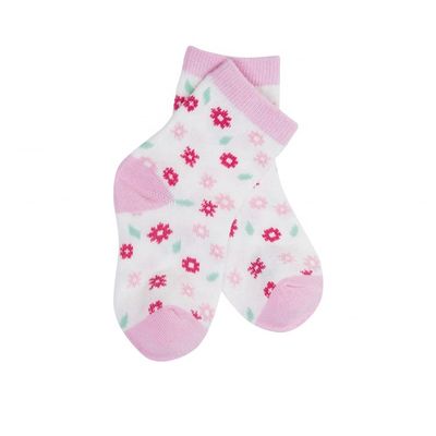 Standarddicke nicht rutschende Baby-Kindersocken Mädchen Bio-Streifensocken
