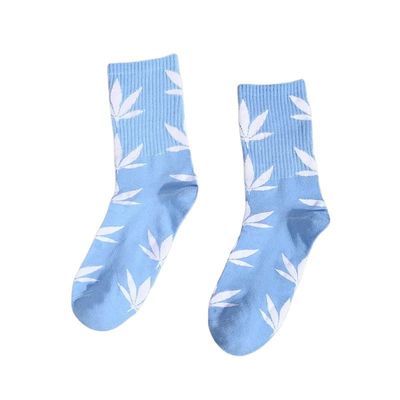 Regular Style Schönheitssocken für Männer Frauen Unisex Rot Blau Baumwolle Elastizistische Sportsocken