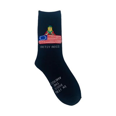 Modische Slouch-Socken für Damen mit bunten Hündchen-Drucken in gekämmter Baumwolle