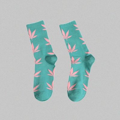 Farbenfrohe Baumwollsocken für Frauen