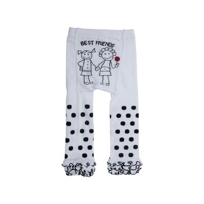 Warme Herbst-Winter Baby-Mädchen-Tights mit gekämmtem Baumwollstoff und Blumenstrümpfen