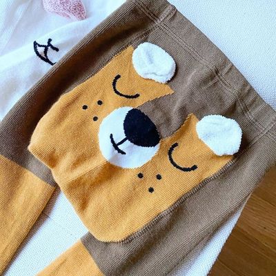 Casual Baby Tights aus bequemer und atmungsaktiver Baumwolle mit entzückendem Tiermuster