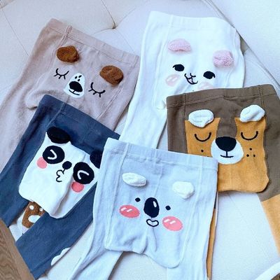 Casual Baby Tights aus bequemer und atmungsaktiver Baumwolle mit entzückendem Tiermuster