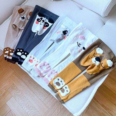 Casual Baby Tights aus bequemer und atmungsaktiver Baumwolle mit entzückendem Tiermuster