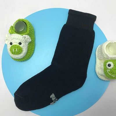 Schwarz Herbst Atmungsschweiß ablösend rutschfeste Baumwolle Kompressionssportsocken