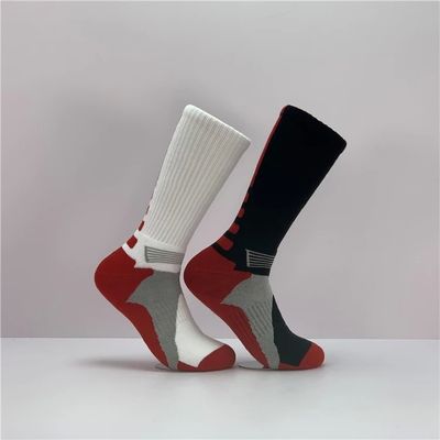 Kompressionssocken für Männer und Frauen Baumwollmaterial Custom Logo Druck Größe 39-41