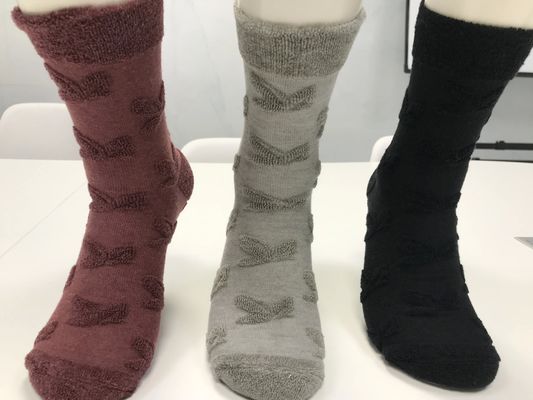 Jacquard-Socken Schlittschutz-Schuhe Fußballsocken Baumwolle