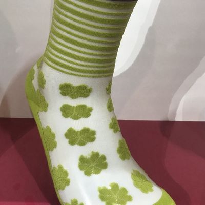 Baumwolle Nylon Komfortable Strick Glassocken für Frauen Custom Logo OEM 35-40 Damen Größe