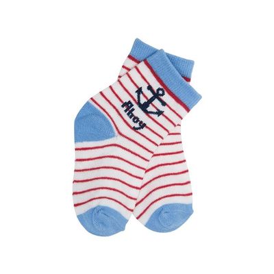 Zeichentrickige Neugeborenensocken für Jungen und Mädchen 12-24 Monate in gekämmtem Baumwollmaterial