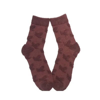 Custom Logo Baumwolle Luxus Winter Unisex Sportsocken mit gedrucktem Muster und Verpackung