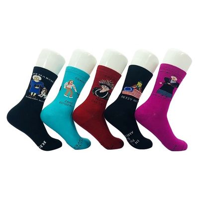 Yoga-Socken für Frauen Gewebe 70% gekämmte Baumwolle 25% Polyamid 5% Spandex Nadeldetektion
