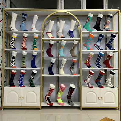 Yoga-Socken für Frauen Gewebe 70% gekämmte Baumwolle 25% Polyamid 5% Spandex Nadeldetektion