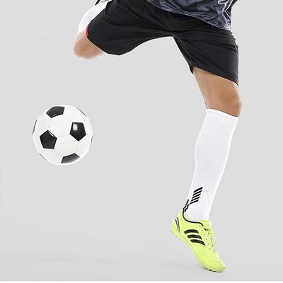Massiv Polyamid Elastan Gewebe Weich Anti-Rutsch Fußball Sport Fußball Grip Long Socks