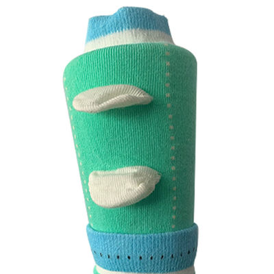 Moderne gekämmte Baumwolle 3D-Ohren Doppelribbenschuhe für Kinder Design und Nadeldetektion