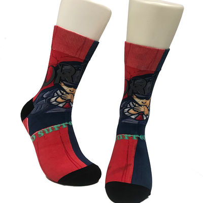 Casual 100% Baumwolle Sublimation Socks mit kundenspezifischem Design und 7 Tage Support für die Bestellung von Proben