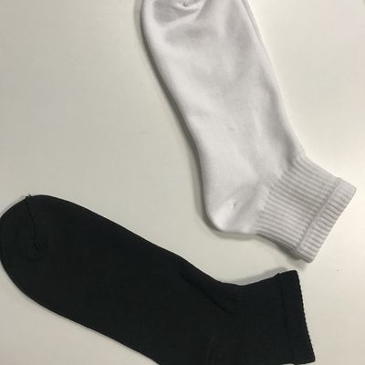 Atmungsaktive, umweltfreundliche, gestickte Logo-Flachsocken für Männer und Frauen