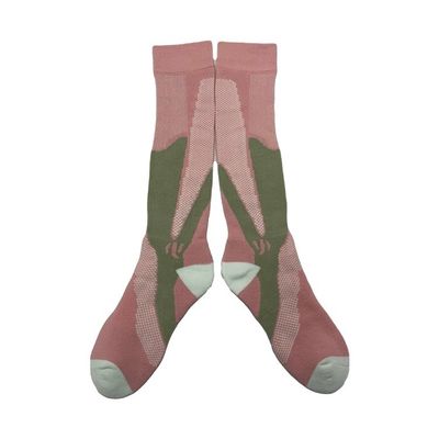 Knöchel Komfortabel Komisch Druck Baumwolle Damen Long Novelty Thermal Socken Paar Socken