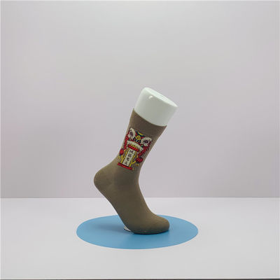 Socken aus Bio-Baumwolle für Frauen Standarddicke Atemberaubend Schönes Druck Langsocken