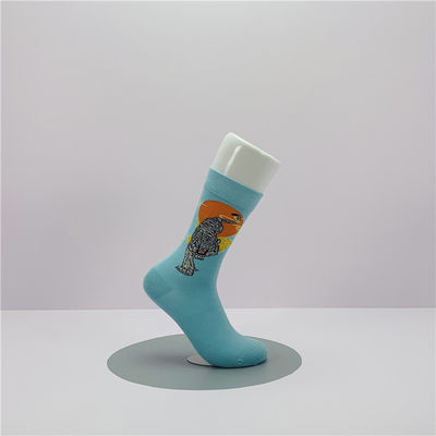 Socken aus Bio-Baumwolle für Frauen Standarddicke Atemberaubend Schönes Druck Langsocken