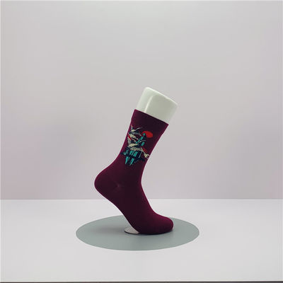 Socken aus Bio-Baumwolle für Frauen Standarddicke Atemberaubend Schönes Druck Langsocken