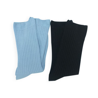 Gewebte Schönheitssocken für Frauen 100% Baumwolle Doppelzylinder Slouchsocken