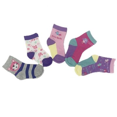 Standarddicke Baumwolle Langkinder Neugeborene Säuglinge Süße Socken Zeichentrickfilme Mädchen Tube Socken