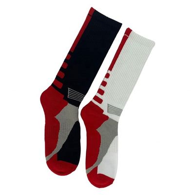 Anpassungsfähige Sportsocken aus Baumwolle mit langem Knie für Jugendfußball